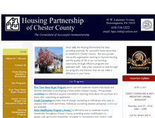Tablet Screenshot of housingpartnershipcc.com